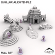 Tabletop Terrain Terrain 28/32mm / Full Set Quyllur Alien Temple