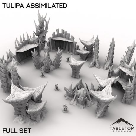 Tabletop Terrain Terrain 28/32mm / Full Set Tulipa Assimilated