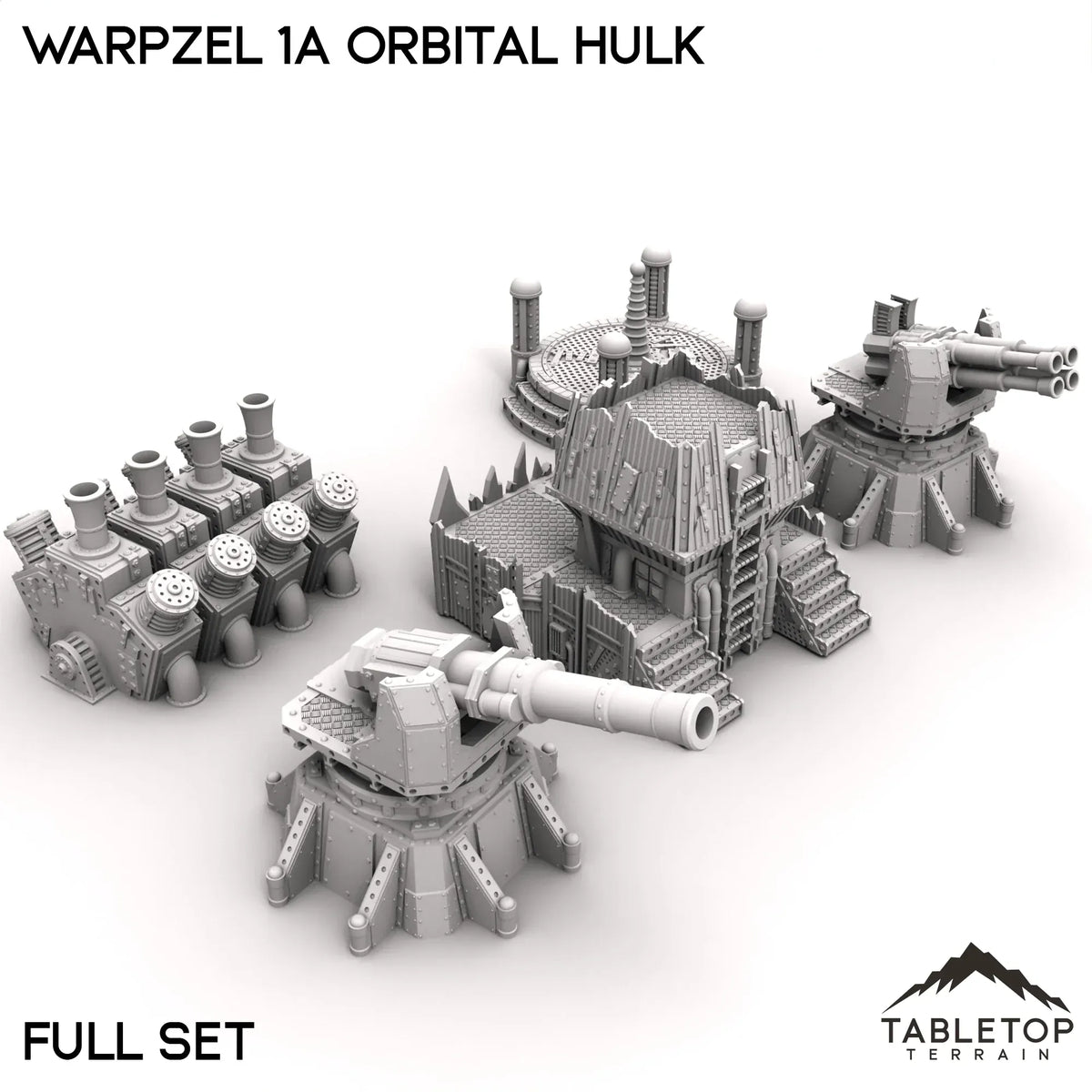 Ensemble de terrain de port en ruine : échelle 28-32 mm, D&D, jeux de