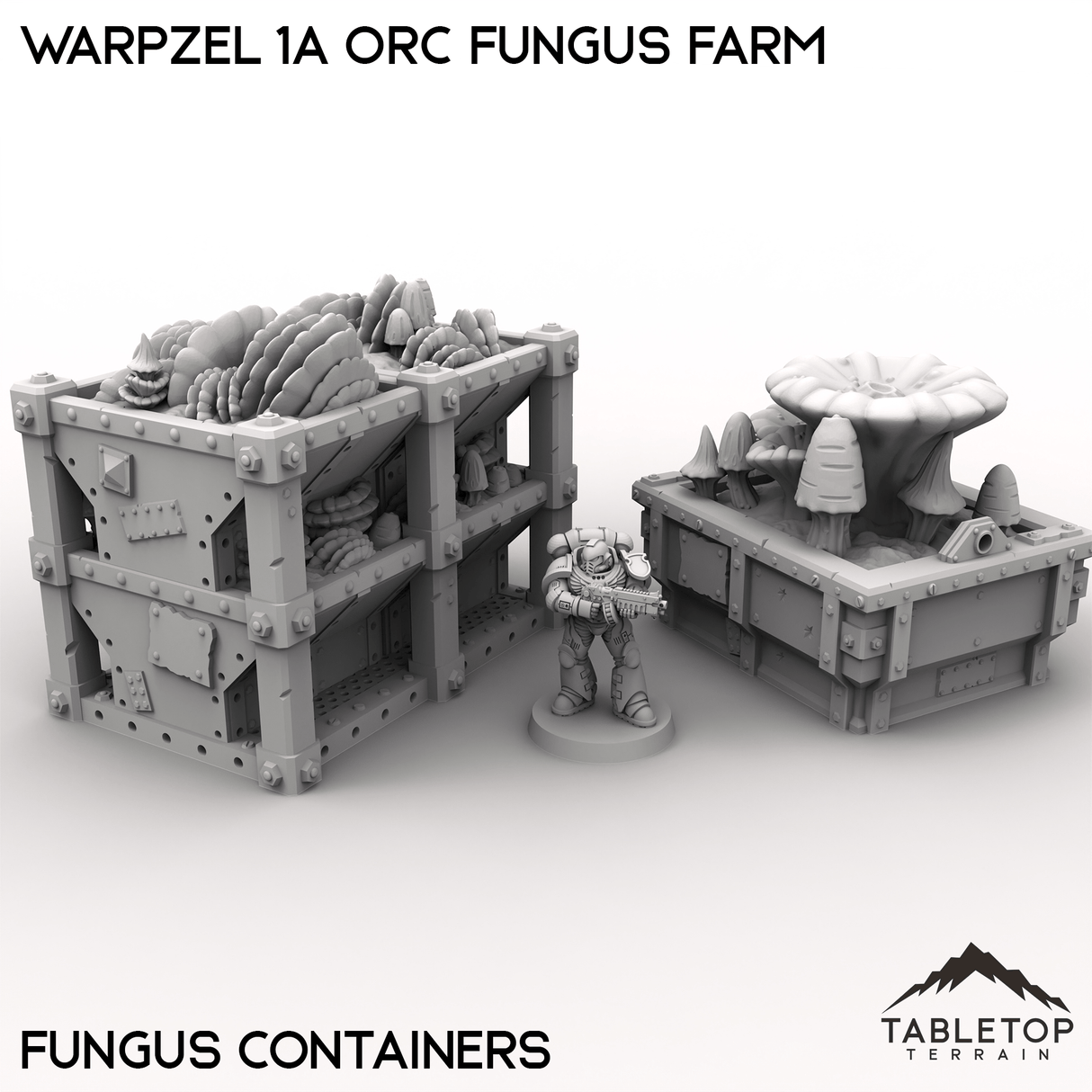 Tabletop Terrain Terrain 28/32mm / Fungus Containers Warpzel 1A Orc Fungus Farm