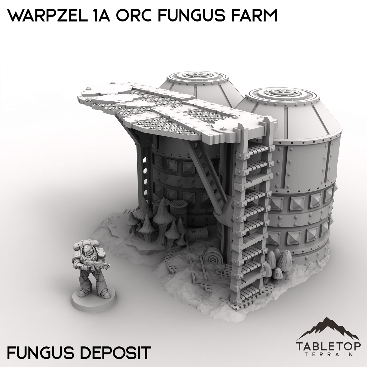 Tabletop Terrain Terrain 28/32mm / Fungus Deposit Warpzel 1A Orc Fungus Farm