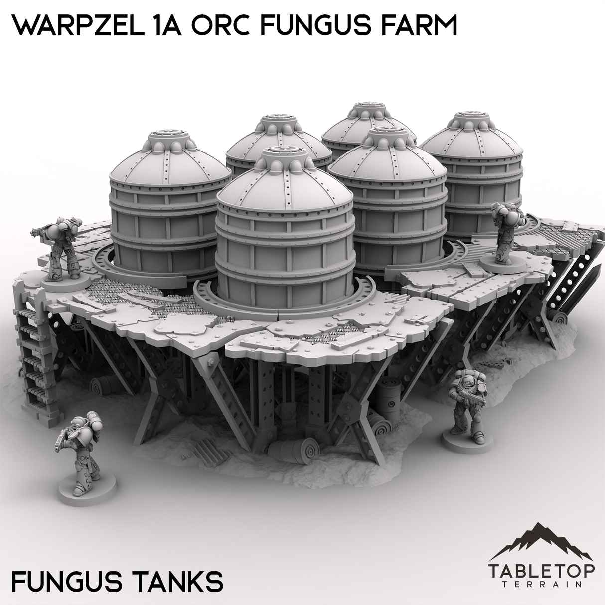 Tabletop Terrain Terrain 28/32mm / Fungus Tanks Warpzel 1A Orc Fungus Farm