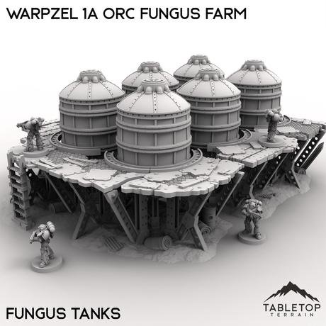 Tabletop Terrain Terrain 28/32mm / Fungus Tanks Warpzel 1A Orc Fungus Farm