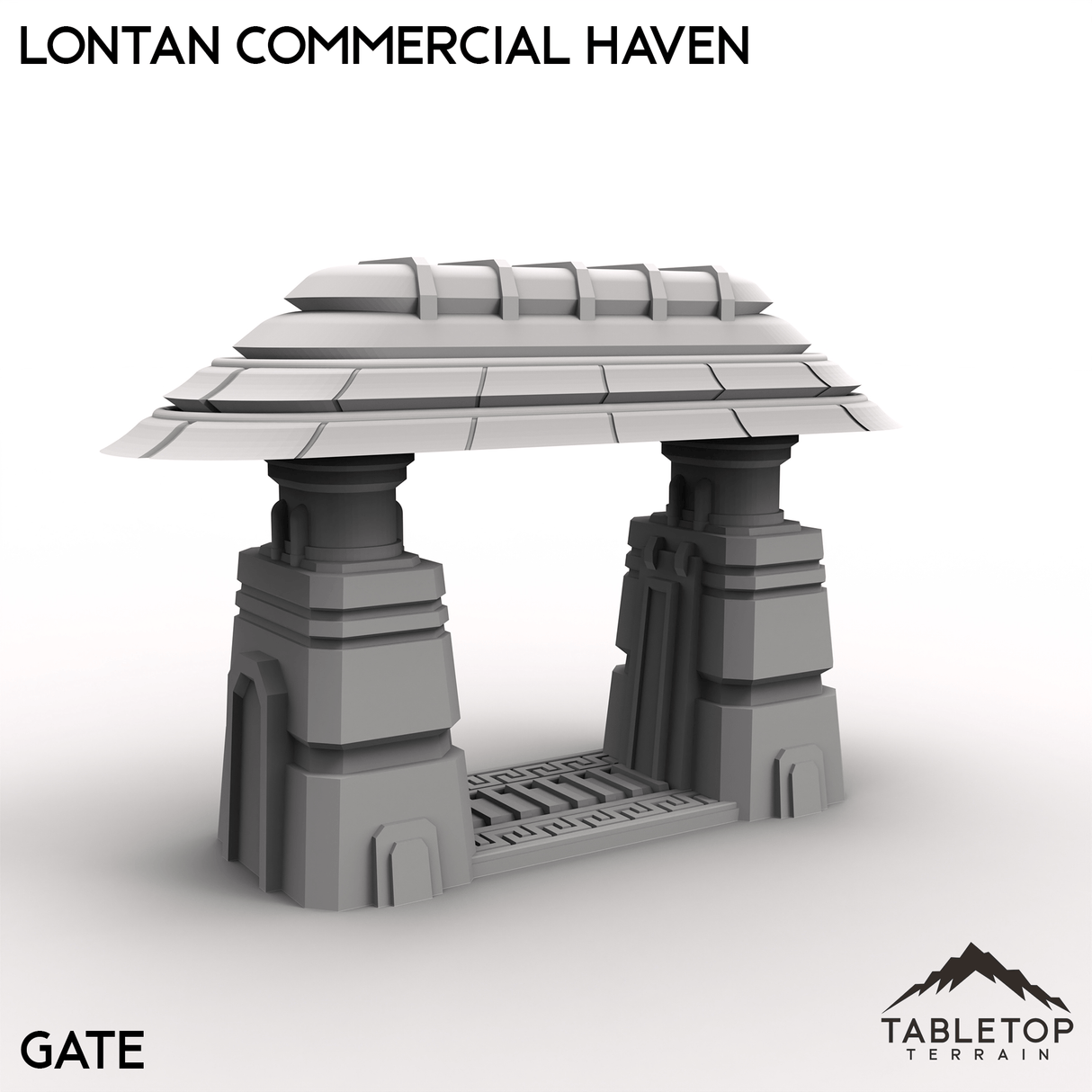 Tabletop Terrain Terrain 28/32mm / Gate Lontan Commercial Haven