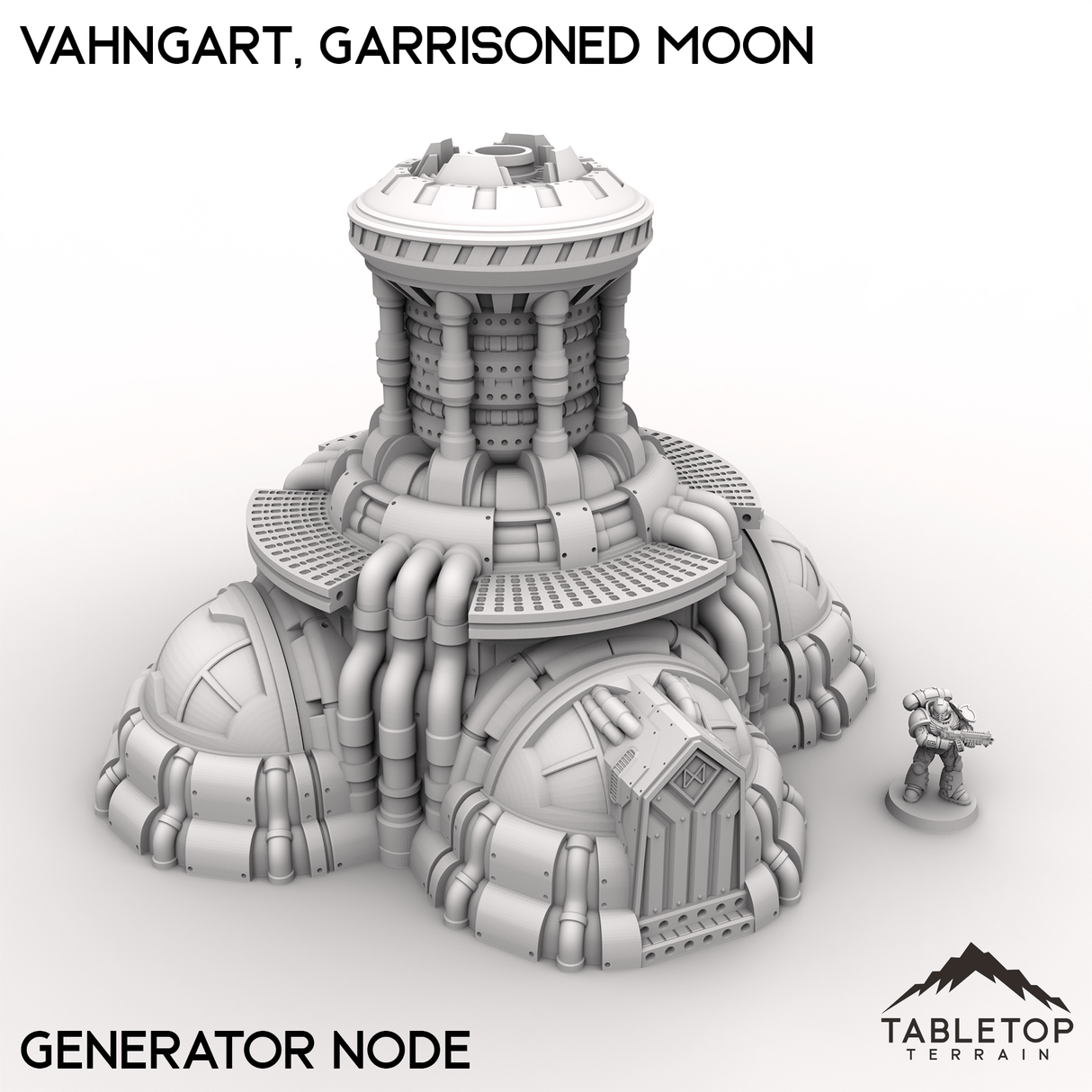 Tabletop Terrain Terrain 28/32mm / Generator Node Vahngart, Garrisoned Moon