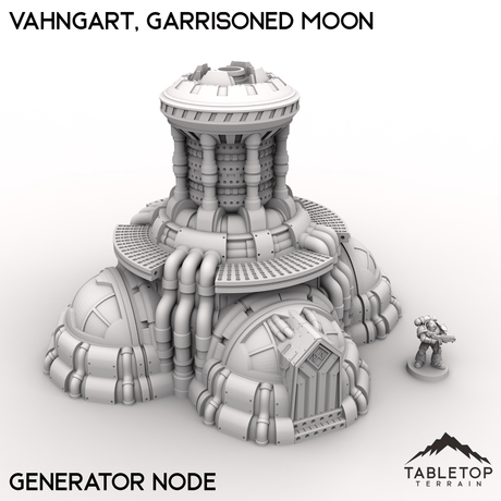 Tabletop Terrain Terrain 28/32mm / Generator Node Vahngart, Garrisoned Moon
