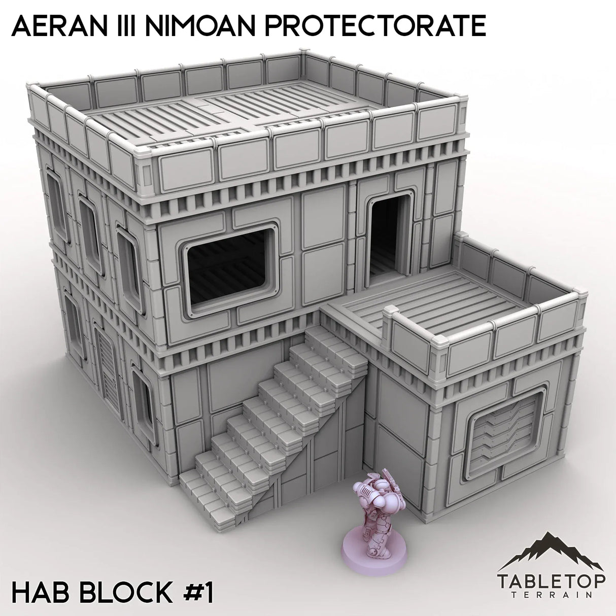Tabletop Terrain Terrain 28/32mm / Hab Block 1 Aeran III Nimoan Protectorate