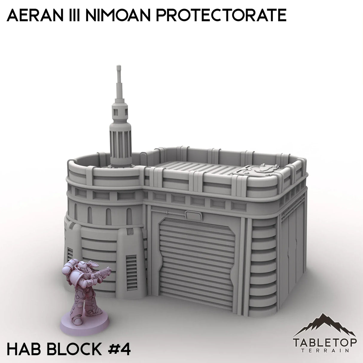 Tabletop Terrain Terrain 28/32mm / Hab Block 4 Aeran III Nimoan Protectorate
