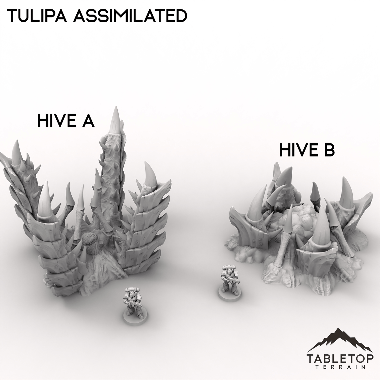 Tabletop Terrain Terrain 28/32mm / Hive A Tulipa Assimilated