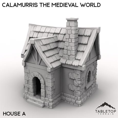 Tabletop Terrain Terrain 28/32mm / House A Calamurris the Medieval World