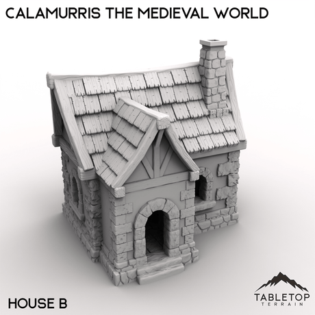 Tabletop Terrain Terrain 28/32mm / House B Calamurris the Medieval World