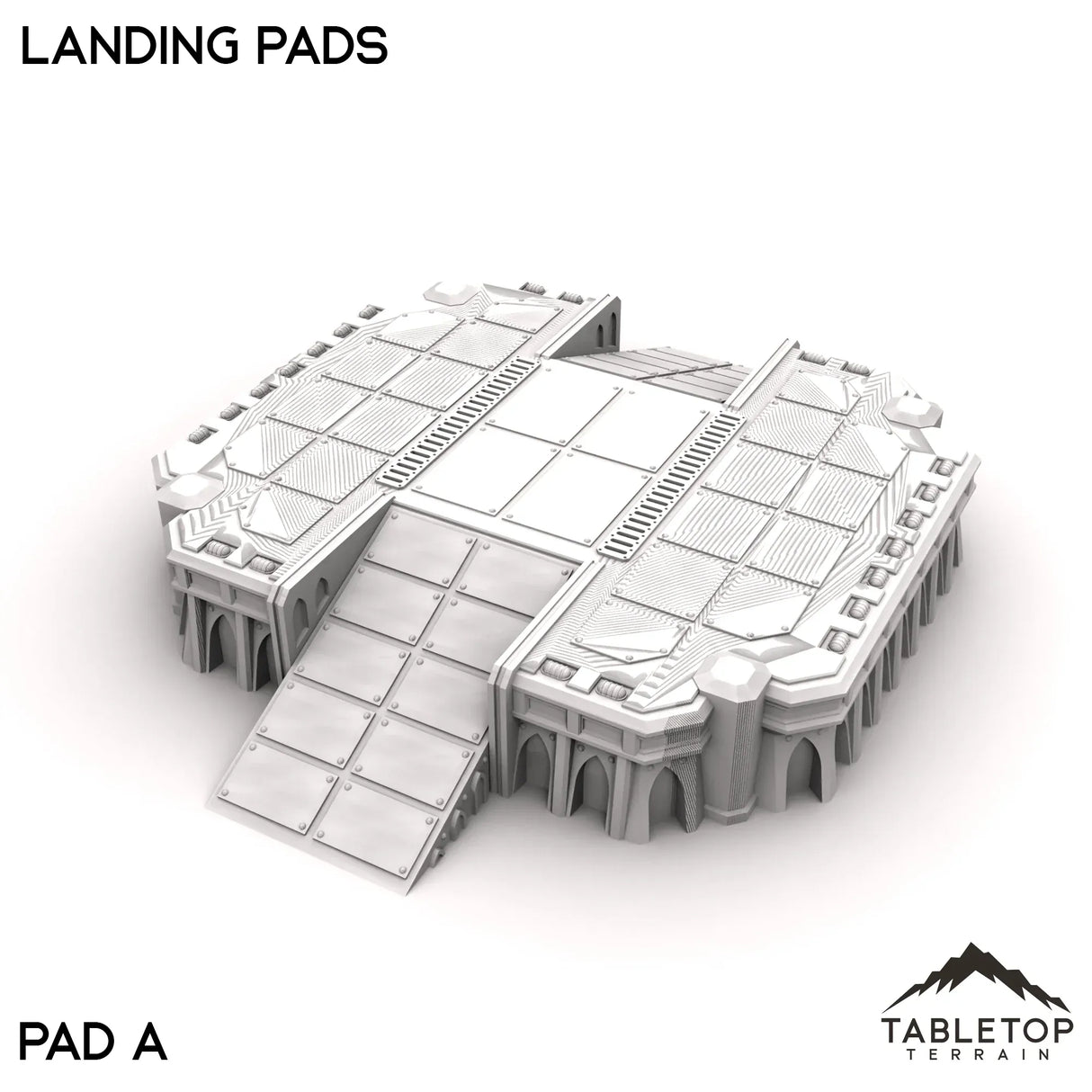 Tabletop Terrain Terrain 28/32mm / Landing Pad A Landing Pads - Phoebian V Airfield