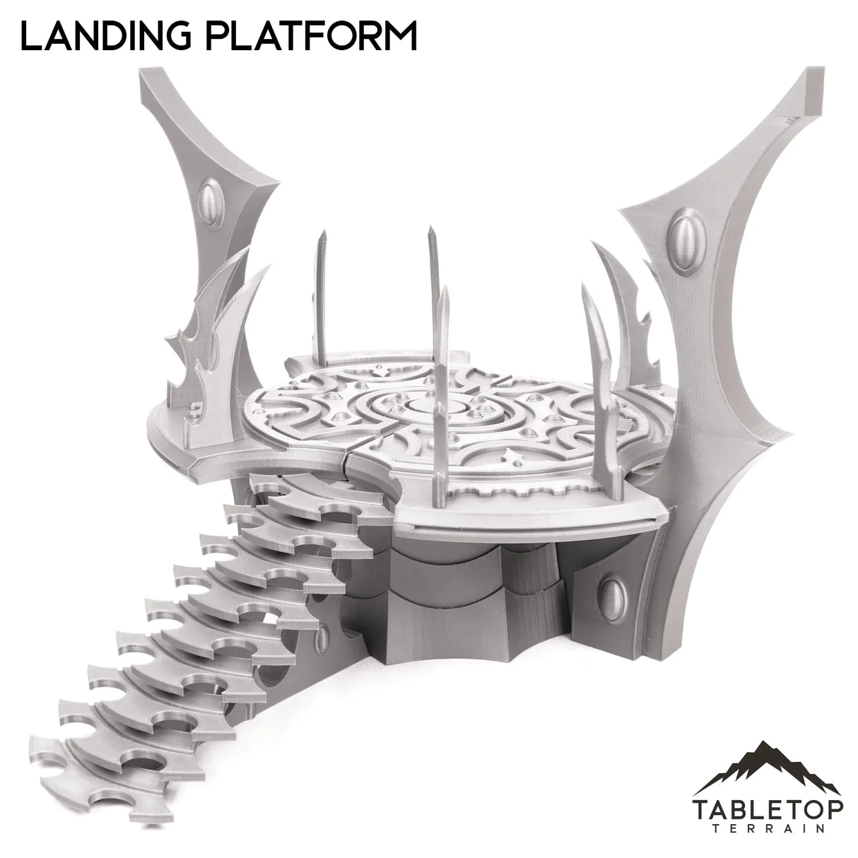Tabletop Terrain Terrain 28/32mm / Landing Platform Arlengrad, Misty Star City