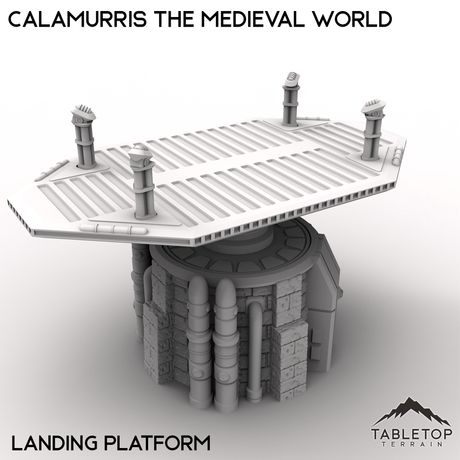 Tabletop Terrain Terrain 28/32mm / Landing Platform Calamurris the Medieval World