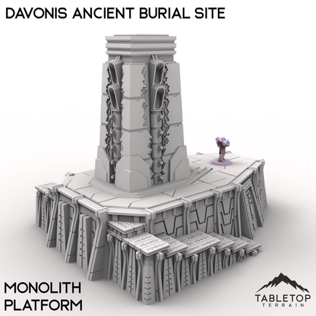 Tabletop Terrain Terrain 28/32mm / Monolith Platform Davonis Ancient Burial Site