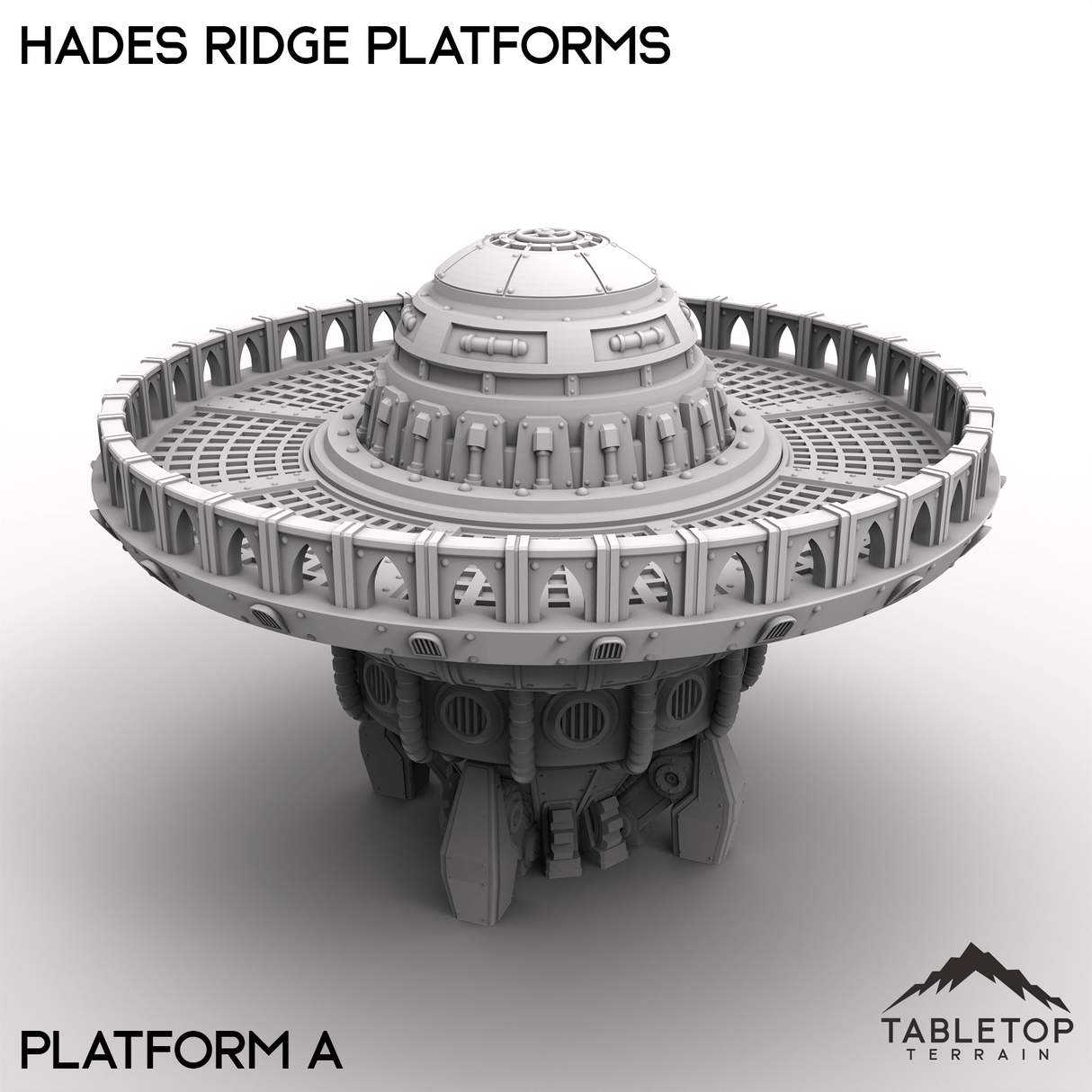 Tabletop Terrain Terrain 28/32mm / Platform A Hades Ridge Platforms