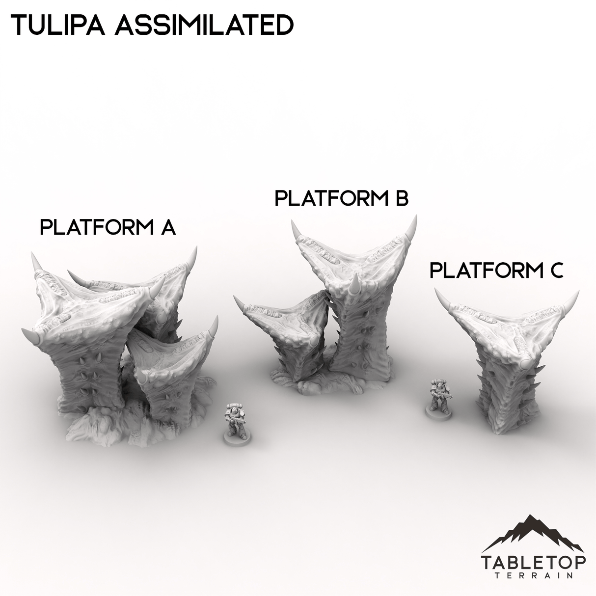 Tabletop Terrain Terrain 28/32mm / Platform A Tulipa Assimilated