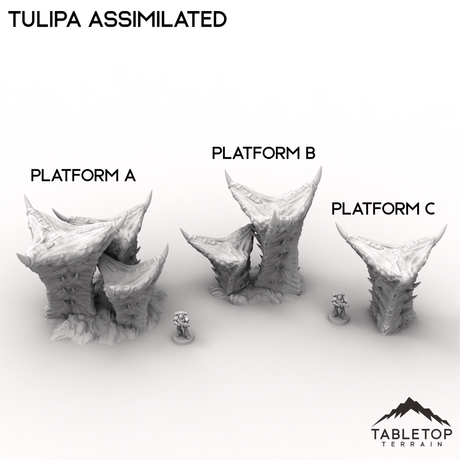 Tabletop Terrain Terrain 28/32mm / Platform A Tulipa Assimilated