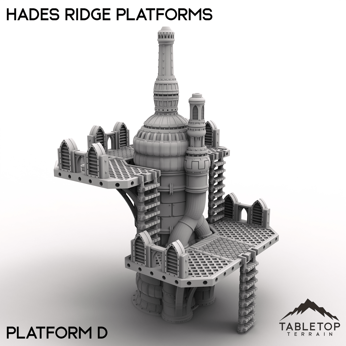 Tabletop Terrain Terrain 28/32mm / Platform D Hades Ridge Platforms