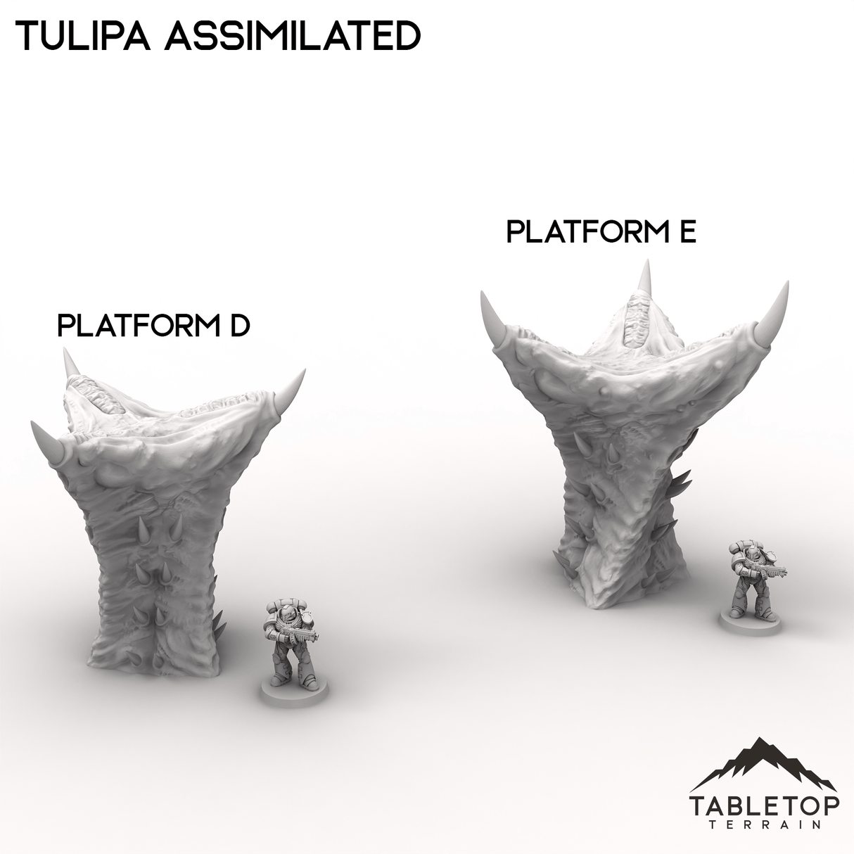 Tabletop Terrain Terrain 28/32mm / Platform D Tulipa Assimilated