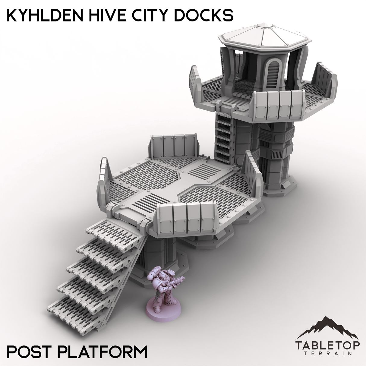 Tabletop Terrain Terrain 28/32mm / Post Platform Kyhlden Hive City Docks