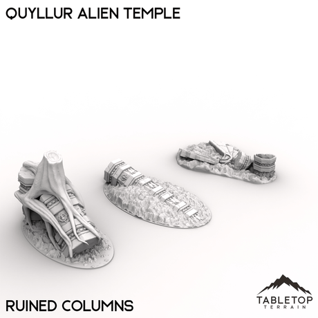 Tabletop Terrain Terrain 28/32mm / Ruined Columns Quyllur Alien Temple