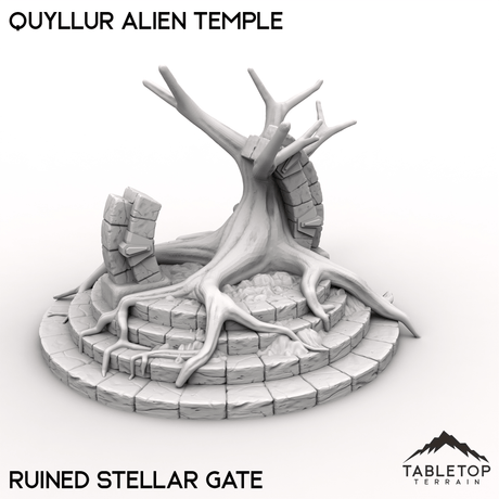 Tabletop Terrain Terrain 28/32mm / Ruined Stellar Gate Quyllur Alien Temple