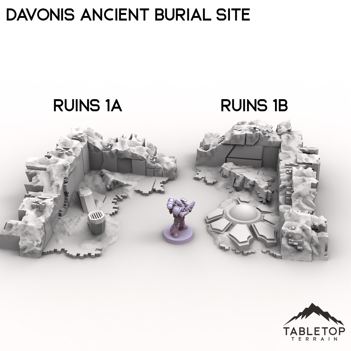 Tabletop Terrain Terrain 28/32mm / Ruins 1A Davonis Ancient Burial Site