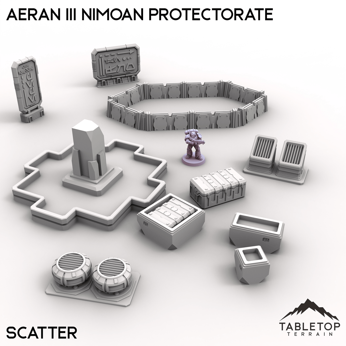 Tabletop Terrain Terrain 28/32mm / Scatter Aeran III Nimoan Protectorate