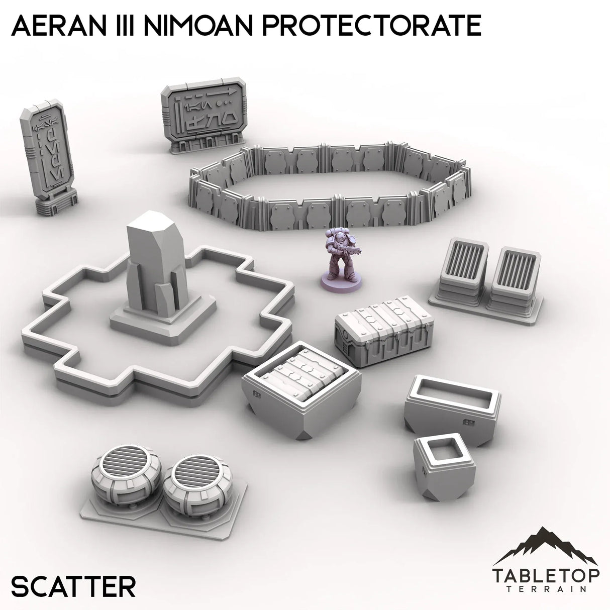 Tabletop Terrain Terrain 28/32mm / Scatter Aeran III Nimoan Protectorate