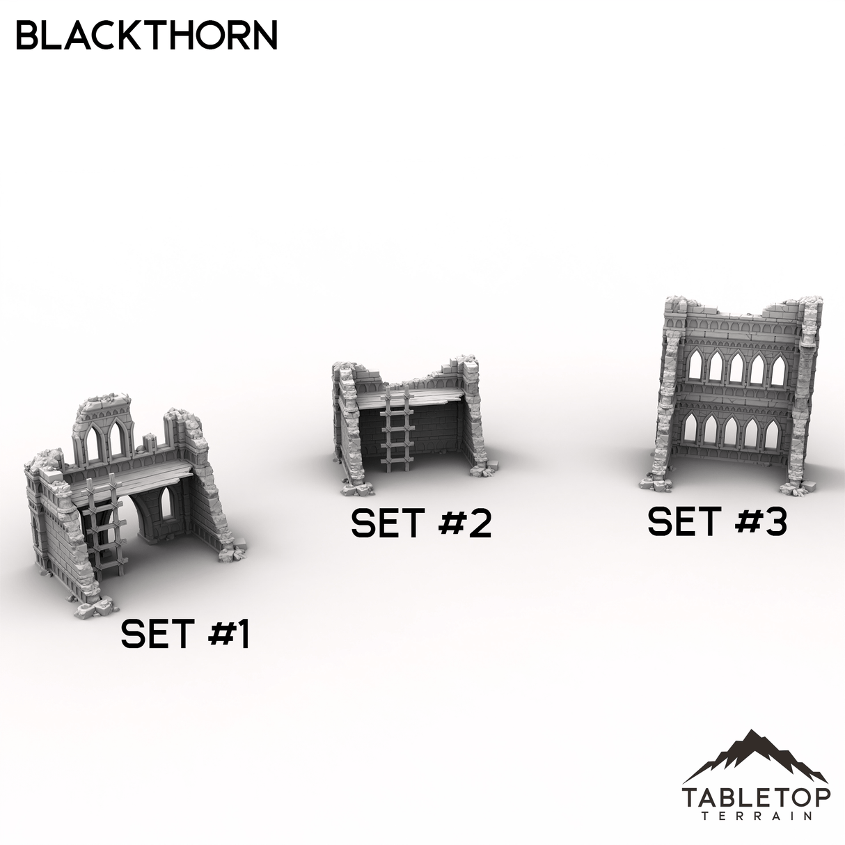 Tabletop Terrain Terrain 28/32mm / Set 1 Blackthorn
