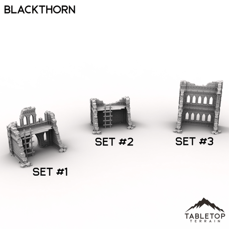 Tabletop Terrain Terrain 28/32mm / Set 1 Blackthorn