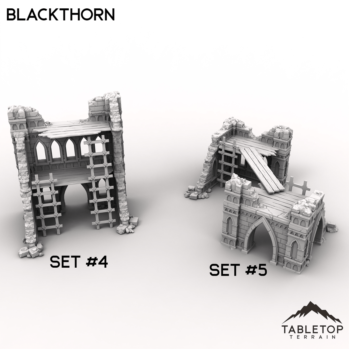 Tabletop Terrain Terrain 28/32mm / Set 4 Blackthorn