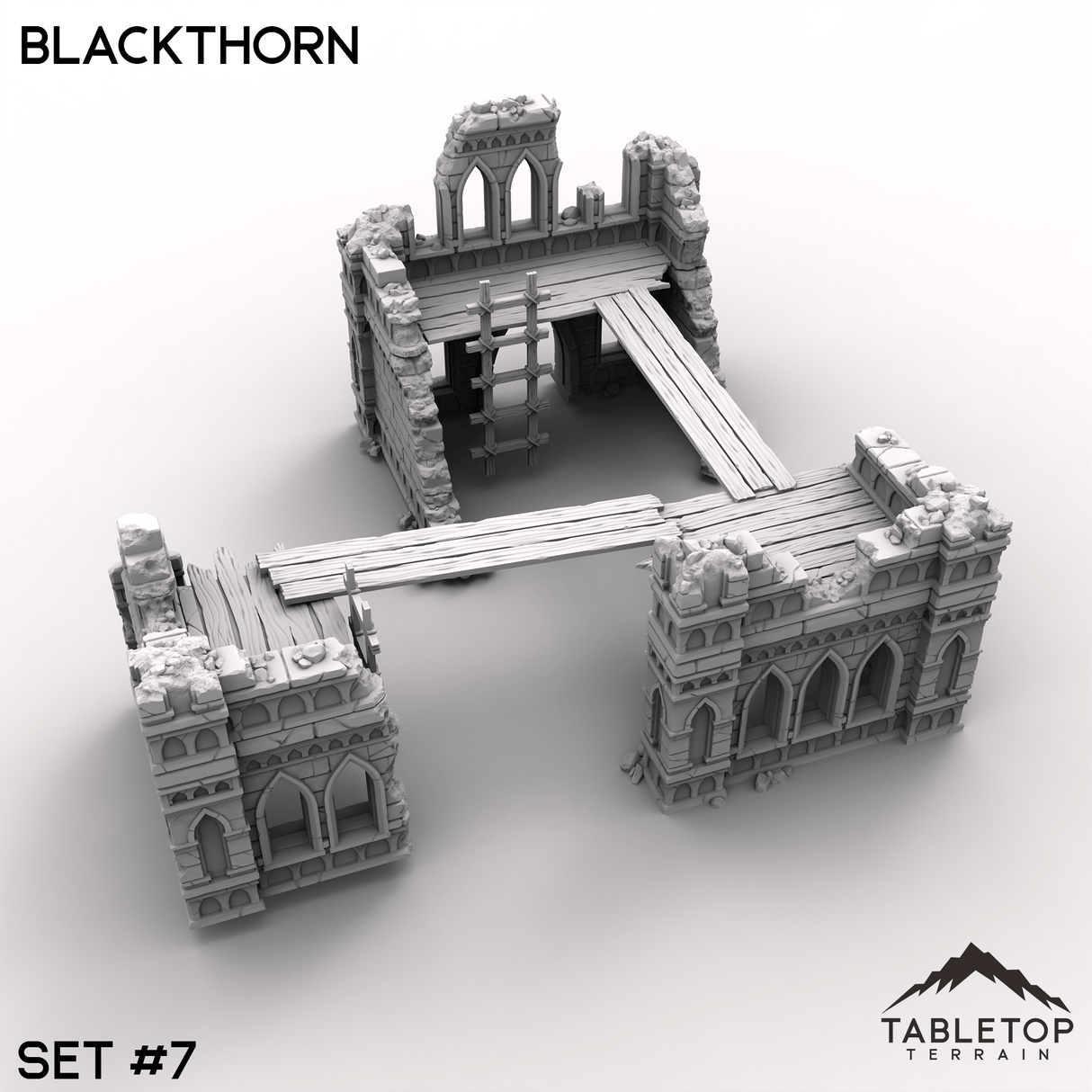 Tabletop Terrain Terrain 28/32mm / Set 7 Blackthorn