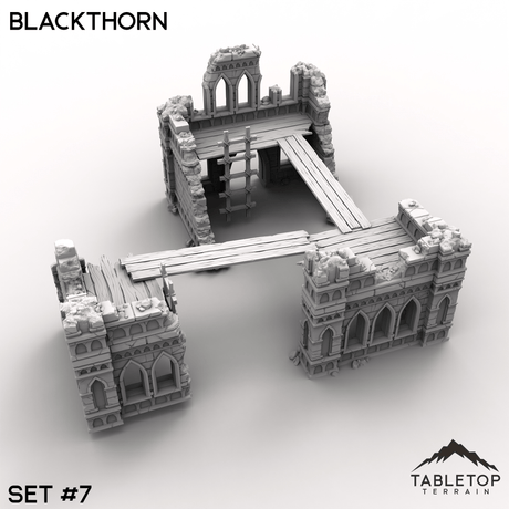 Tabletop Terrain Terrain 28/32mm / Set 7 Blackthorn
