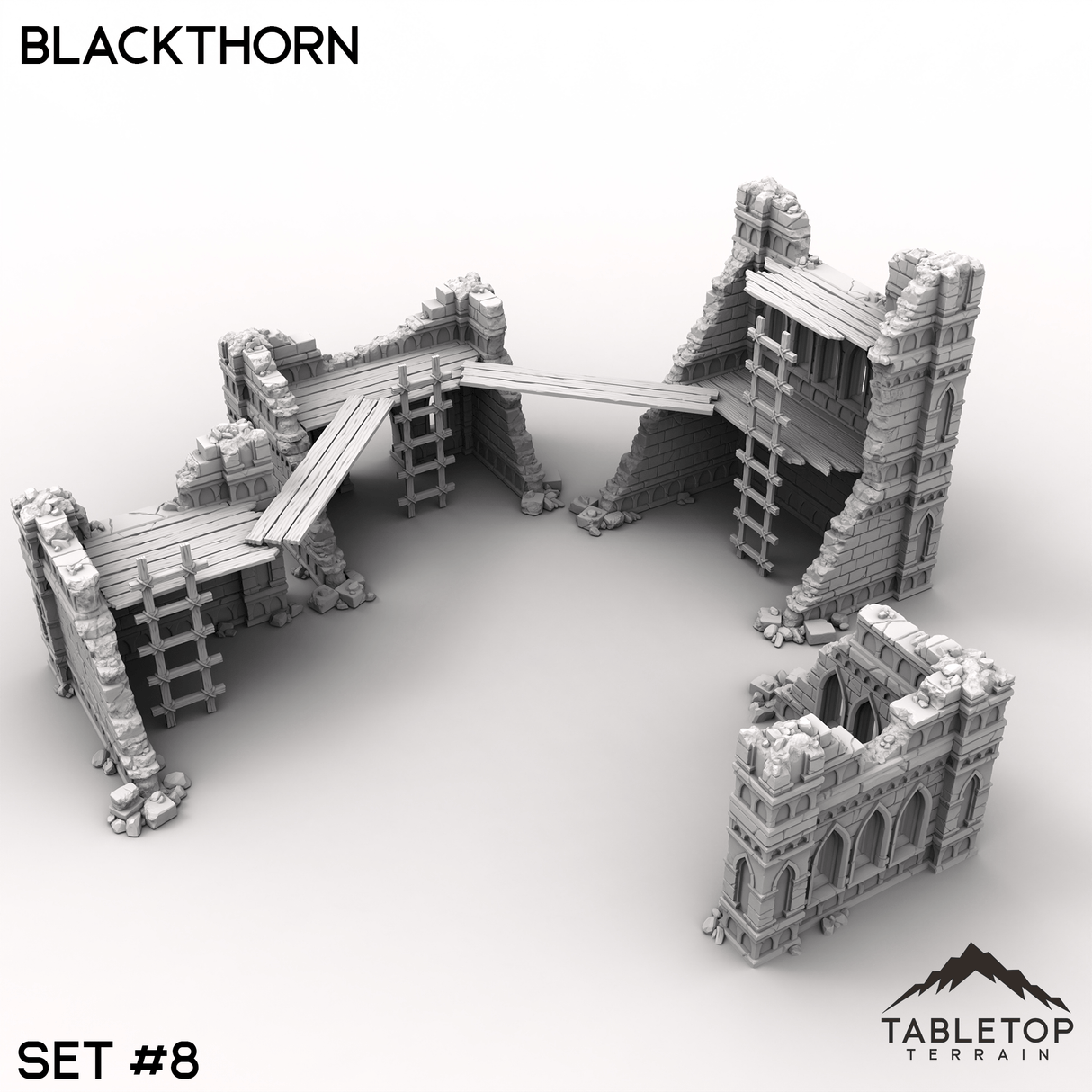 Tabletop Terrain Terrain 28/32mm / Set  8 Blackthorn