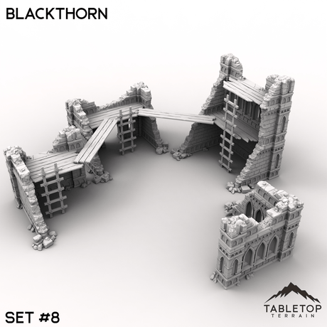 Tabletop Terrain Terrain 28/32mm / Set  8 Blackthorn