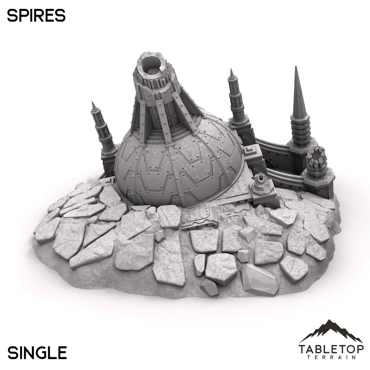 Tabletop Terrain Terrain 28/32mm / Single Spire Spires - Abyssal Redeemer Crashed Flagship