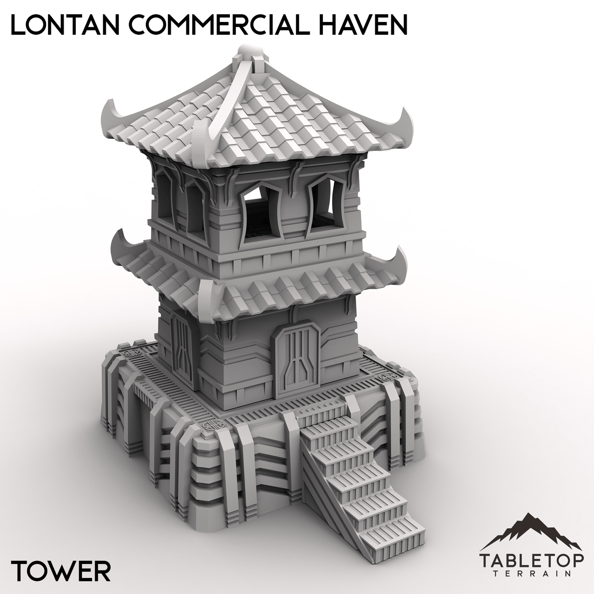 Tabletop Terrain Terrain 28/32mm / Tower Lontan Commercial Haven