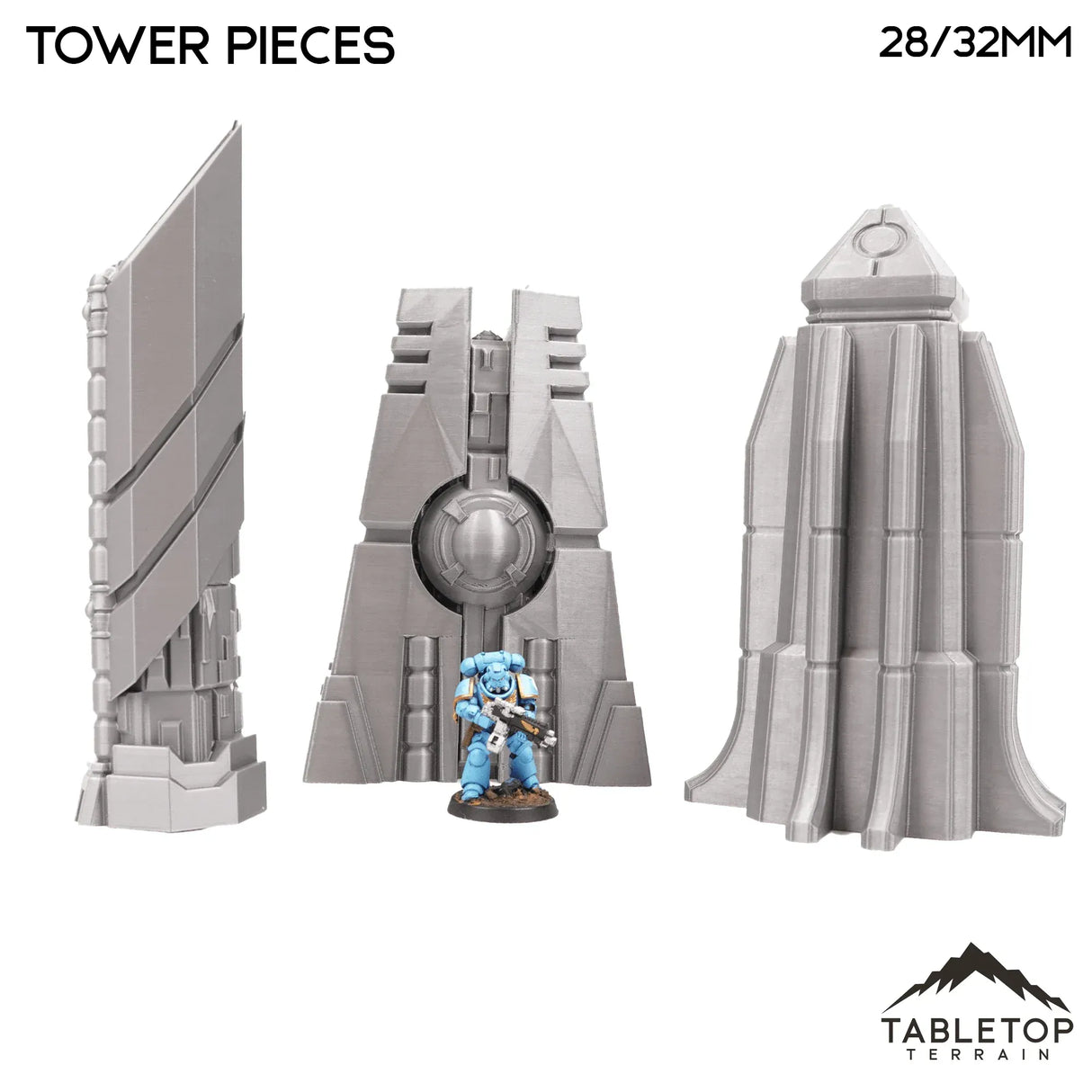 Tabletop Terrain Terrain 28/32mm / Tower Pieces Karnac, The Tomb Planet