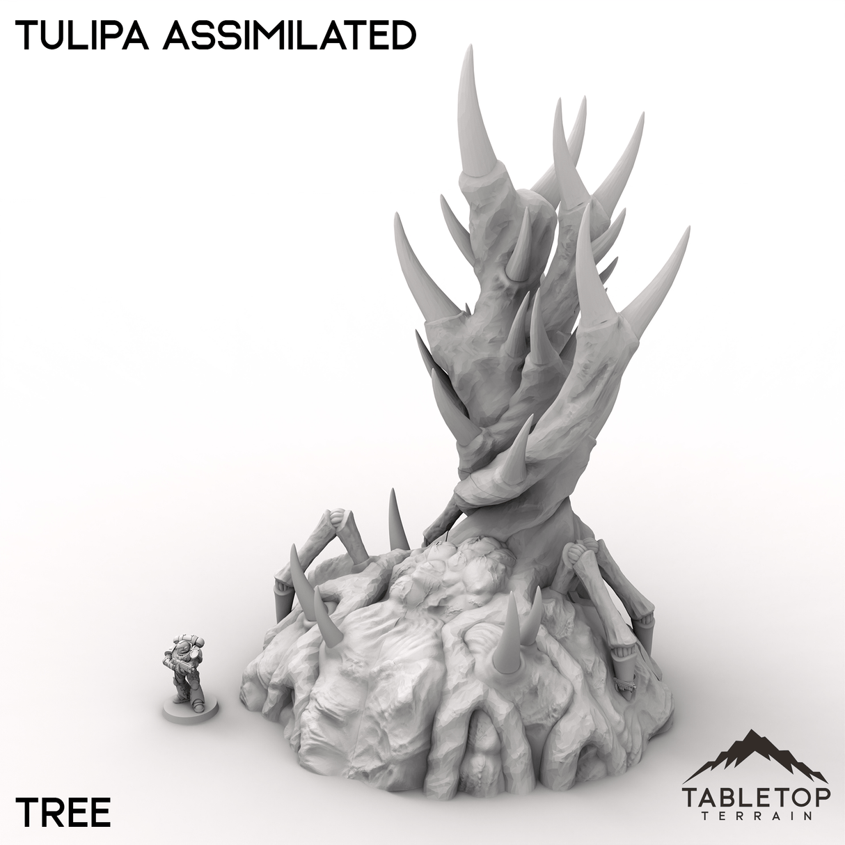 Tabletop Terrain Terrain 28/32mm / Tree Tulipa Assimilated