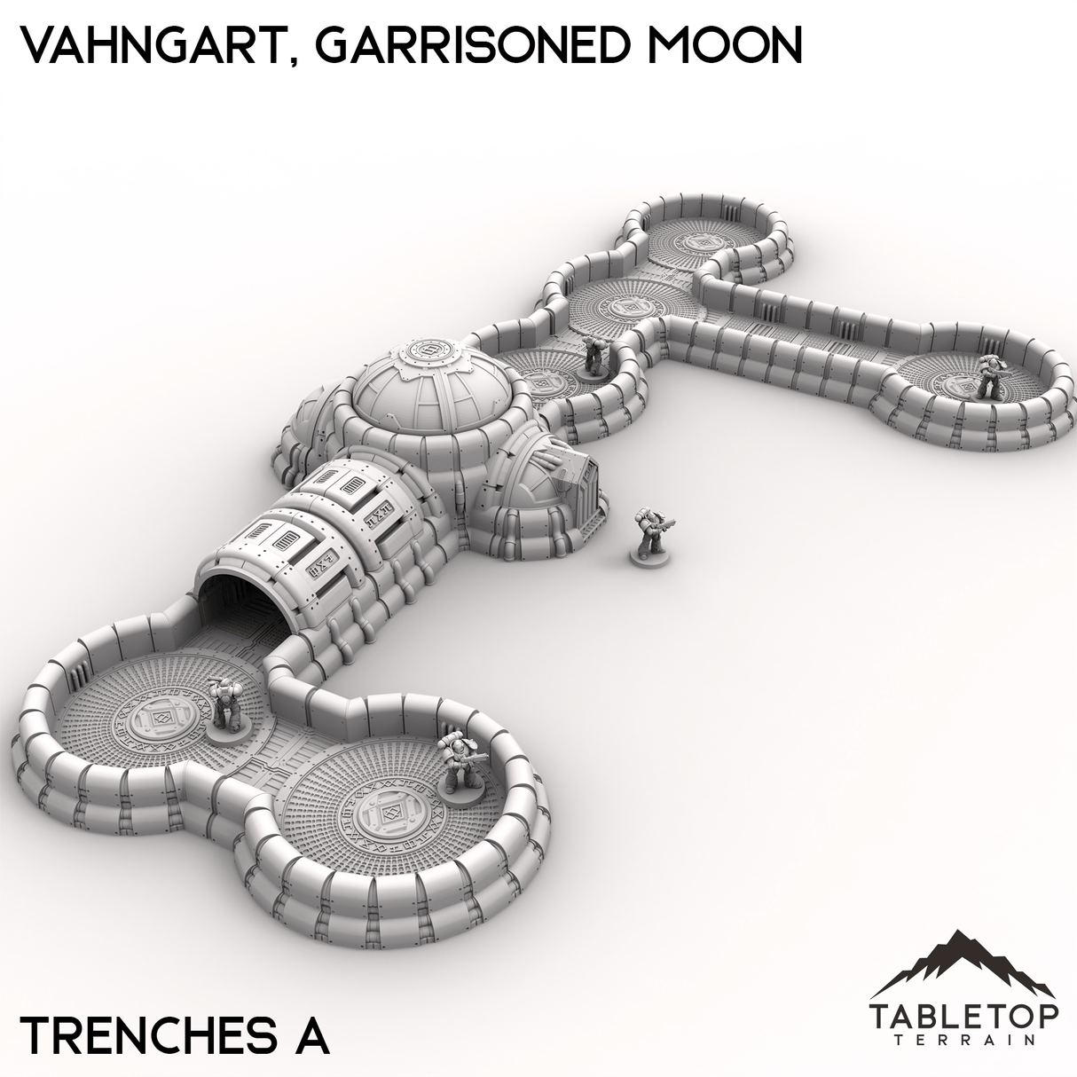 Tabletop Terrain Terrain 28/32mm / Trenches A Vahngart, Garrisoned Moon