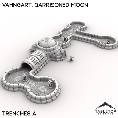 Tabletop Terrain Terrain 28/32mm / Trenches A Vahngart, Garrisoned Moon