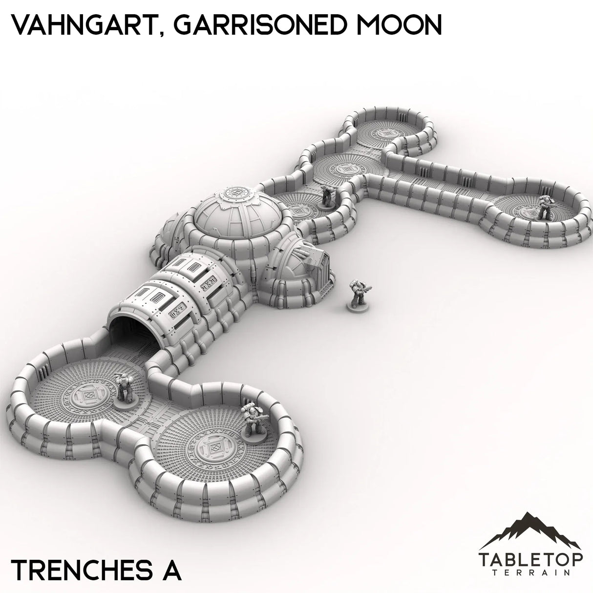 Tabletop Terrain Terrain 28/32mm / Trenches A Vahngart, Garrisoned Moon
