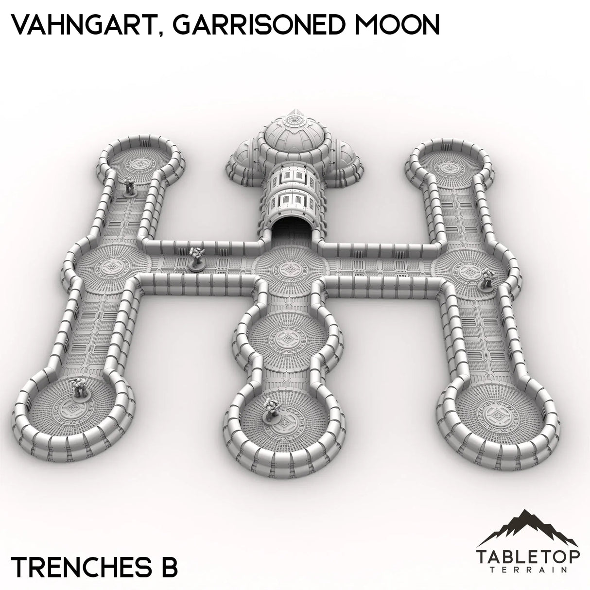 Tabletop Terrain Terrain 28/32mm / Trenches B Vahngart, Garrisoned Moon