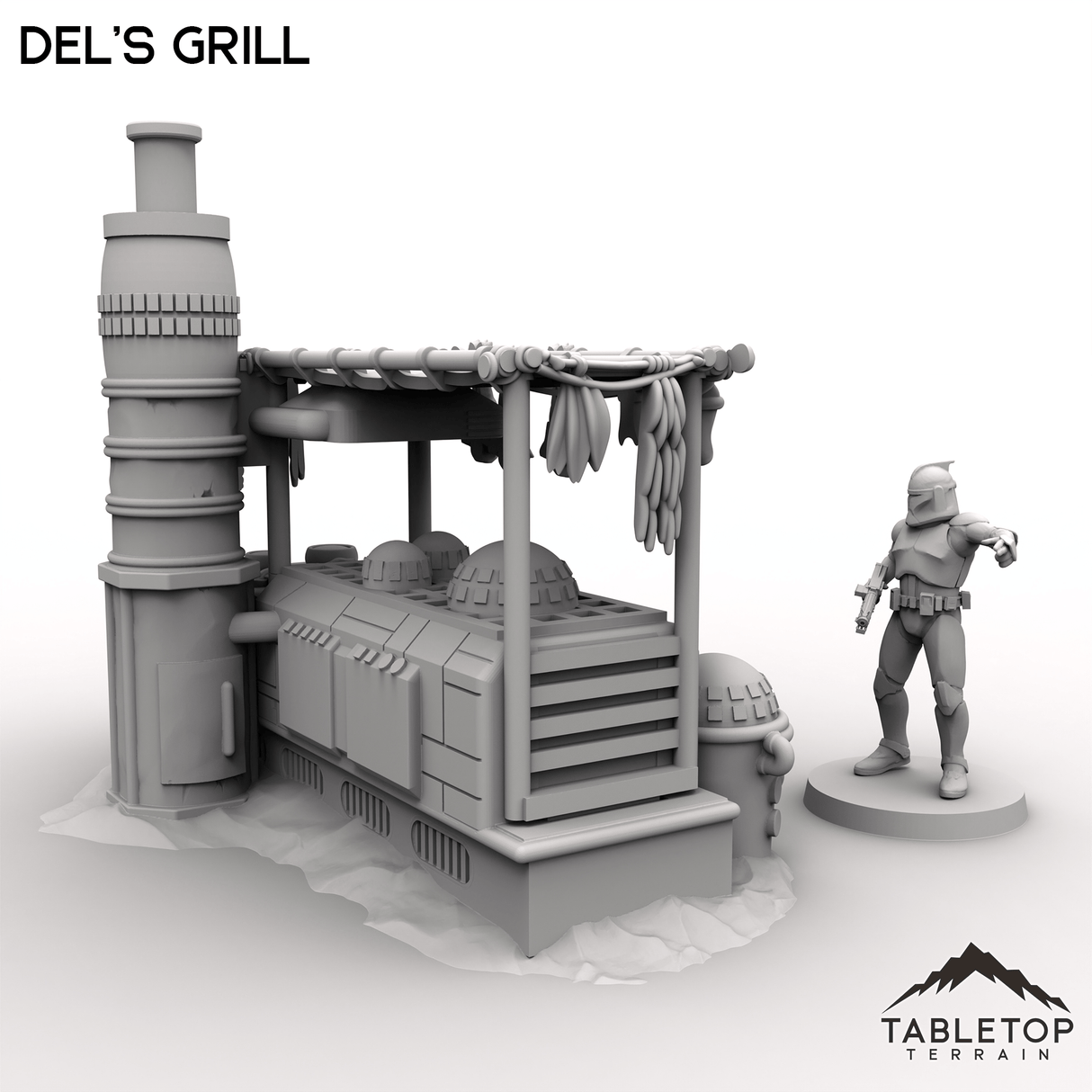 Tabletop Terrain Terrain 28/35mm Del's Grill