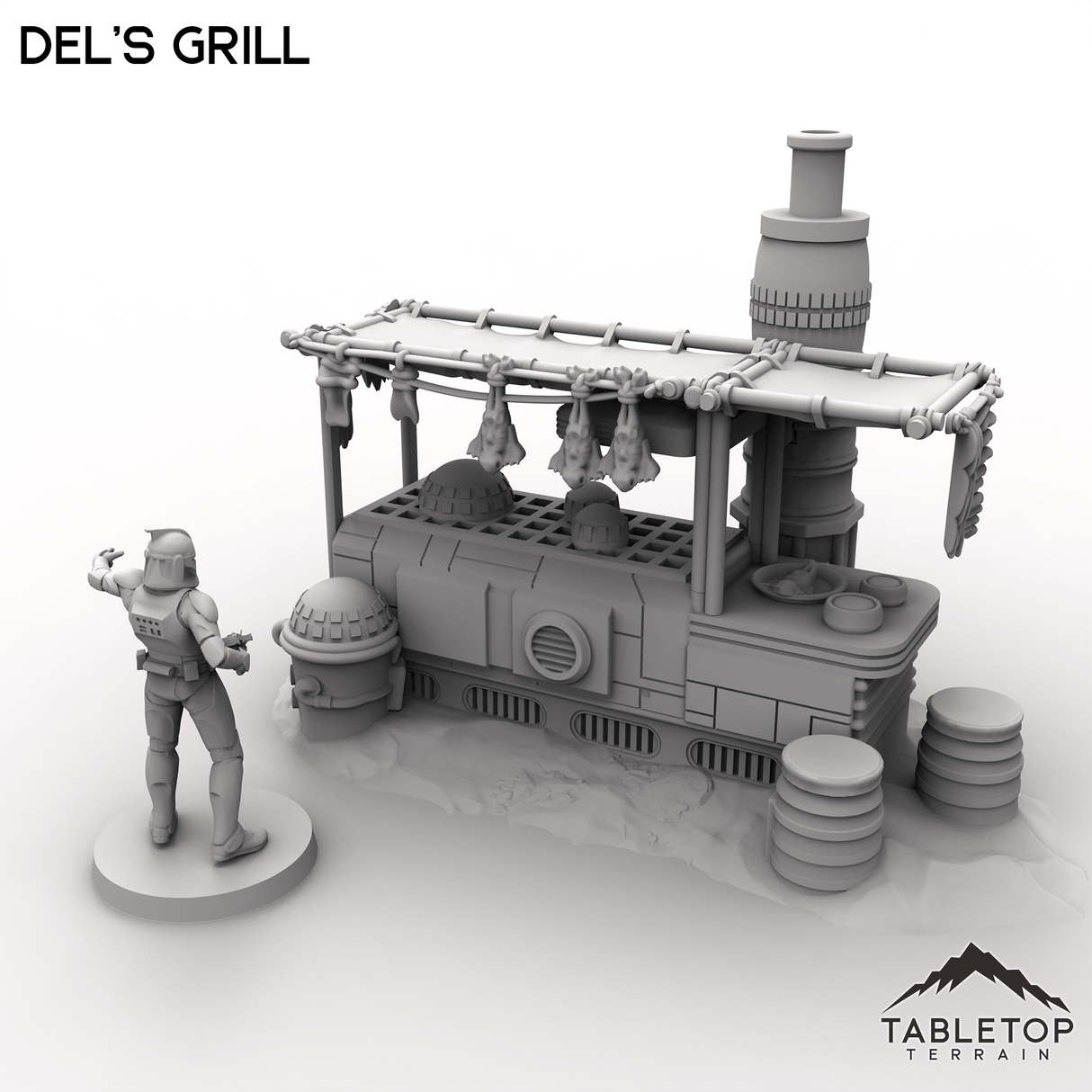 Tabletop Terrain Terrain 28/35mm Del's Grill