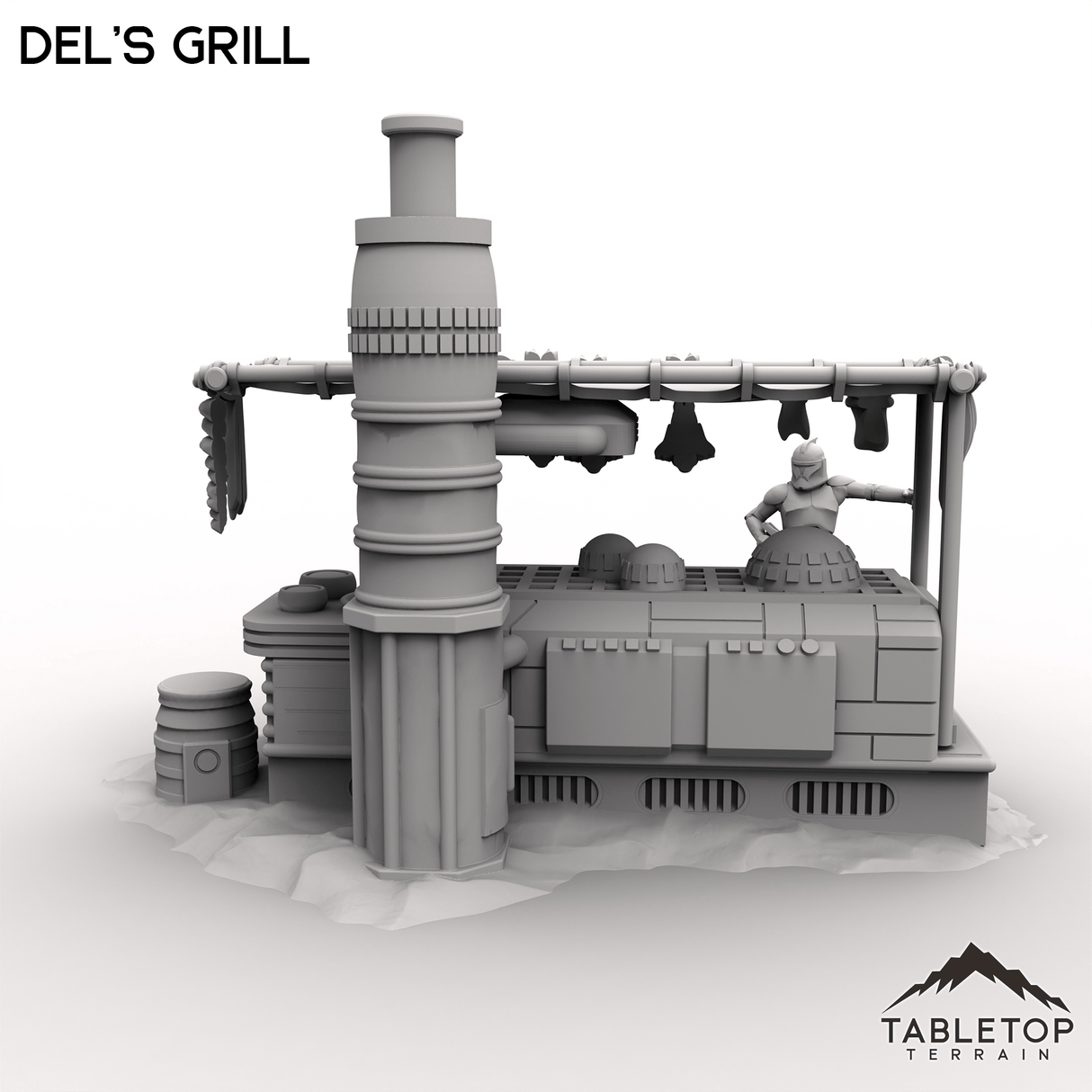 Tabletop Terrain Terrain 28/35mm Del's Grill