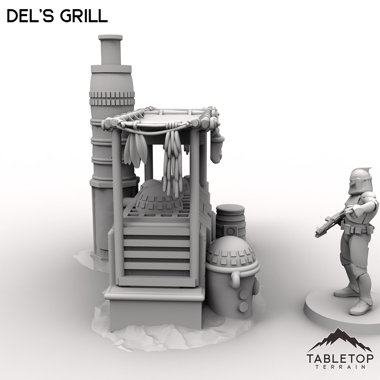 Tabletop Terrain Terrain 28/35mm Del's Grill
