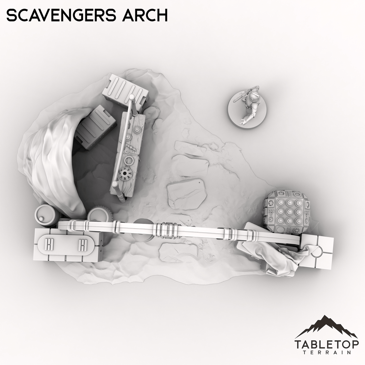 Tabletop Terrain Terrain 28/35mm Scavengers Arch